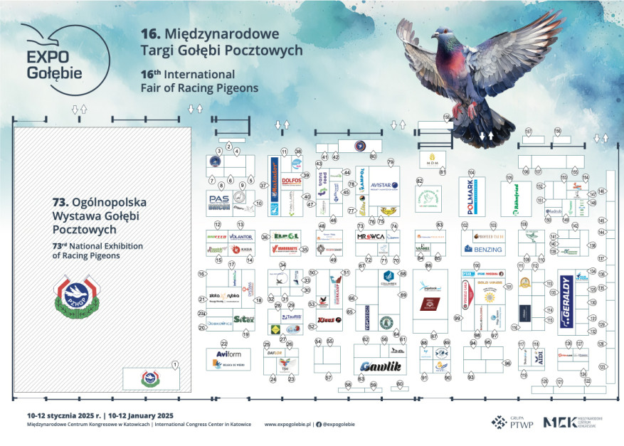 Plan List Exhibitors Mi Dzynarodowe Targi Go Bi Pocztowych